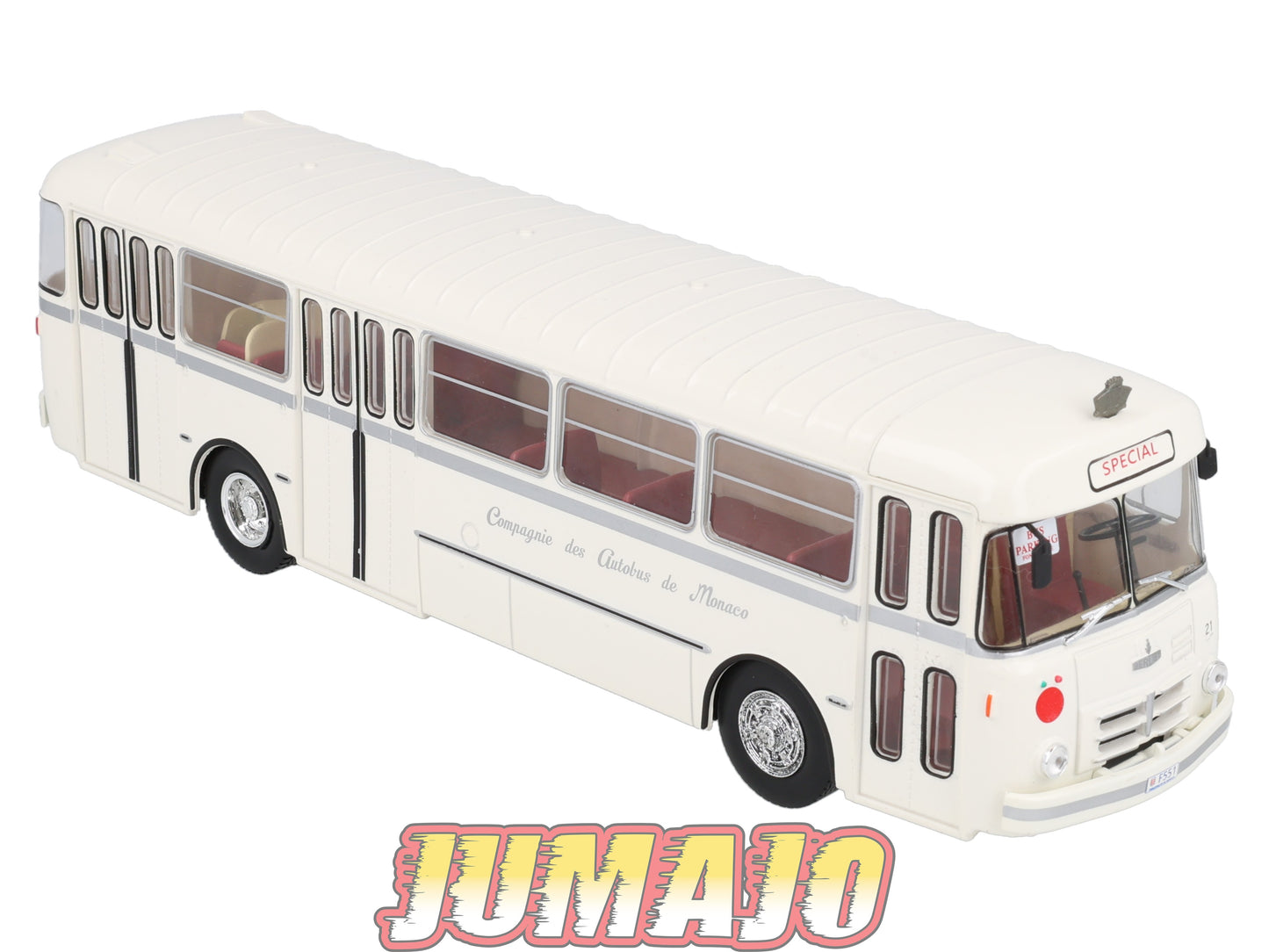 SUB36 Bus 1/43 IXO Hachette BERLIET PLR 10MU Compagnie des Autobus Monaco