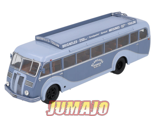 SUB52 Bus 1/43 IXO Hachette BERLIET PC8W Blanc et Fils Brignoles