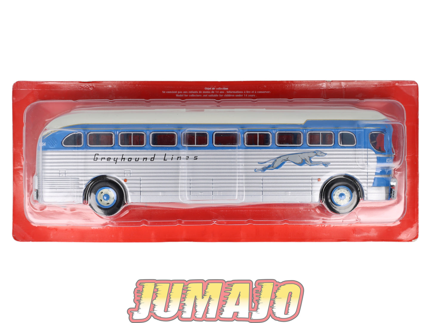 BUS54 Bus 1/43 IXO Hachette GMC PD-3751 Greyhound San Francisco