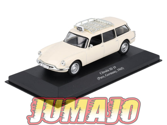 TAX20 Voiture 1/43 IXO Altaya Taxis du Monde : CITROEN ID 19 1965 Porz Allemagne