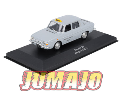 TAX22 Voiture 1/43 IXO Altaya Taxis du Monde : RENAULT 10 1967 Bogota