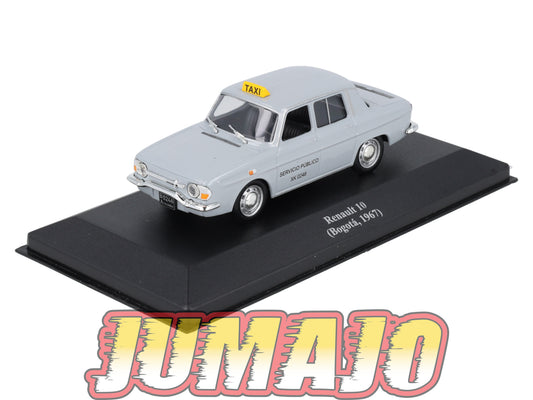 TAX22 Voiture 1/43 IXO Altaya Taxis du Monde : RENAULT 10 1967 Bogota
