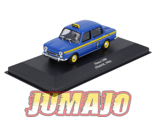 TAX27 Voiture 1/43 IXO Altaya Taxis du Monde : SIMCA 1000 1966 Madrid