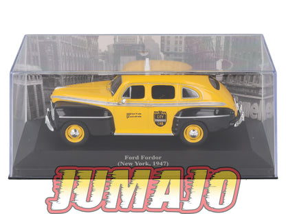 TAX2 Voiture 1/43 IXO Altaya Taxis du Monde : FORD Fordor 1947 New York