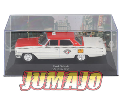 TAX39 Voiture 1/43 IXO Altaya Taxis du Monde : FORD Galaxie 1964 Quebec