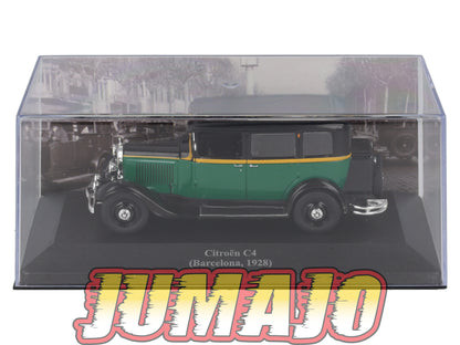 TAX43 Voiture 1/43 IXO Altaya Taxis du Monde : CITROEN C4 1928 Barcelone