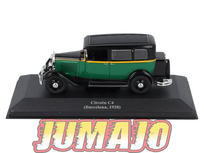 TAX43 Voiture 1/43 IXO Altaya Taxis du Monde : CITROEN C4 1928 Barcelone
