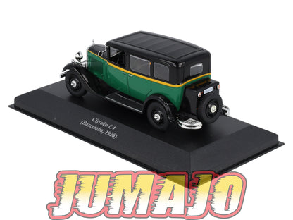 TAX43 Voiture 1/43 IXO Altaya Taxis du Monde : CITROEN C4 1928 Barcelone