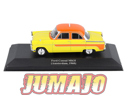 TAX46 Voiture 1/43 IXO Altaya Taxis du Monde : FORD Consul MKII 1960 Amsterdam