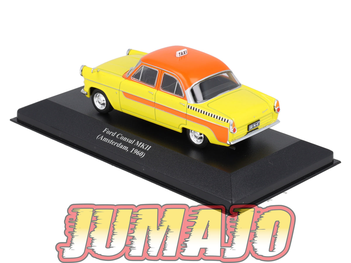 TAX46 Voiture 1/43 IXO Altaya Taxis du Monde : FORD Consul MKII 1960 Amsterdam