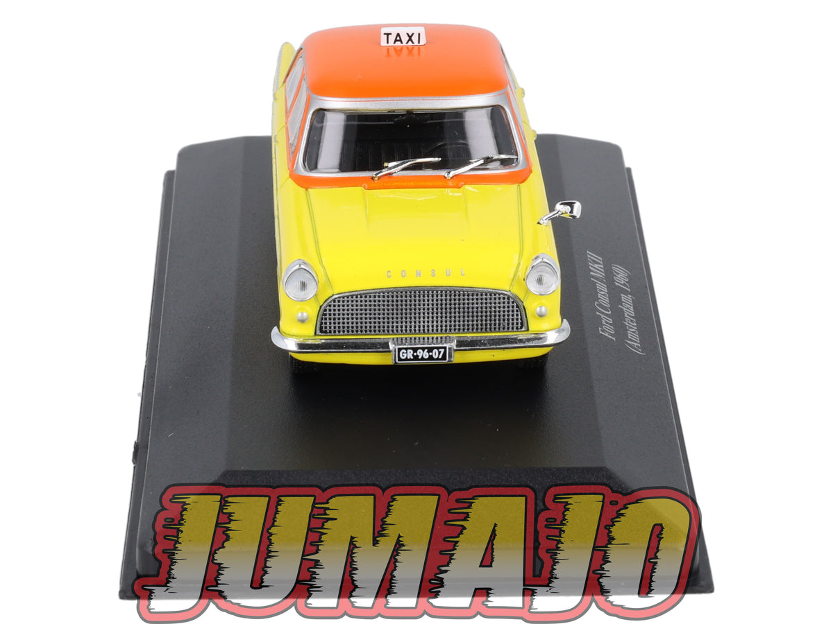 TAX46 Voiture 1/43 IXO Altaya Taxis du Monde : FORD Consul MKII 1960 Amsterdam