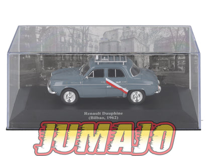 TAX51 Voiture 1/43 IXO Altaya Taxis du Monde : RENAULT Dauphine 1962 Bilbao