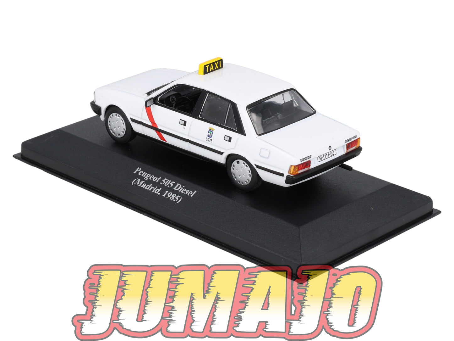 TAX53 Voiture 1/43 IXO Altaya Taxis du Monde : PEUGEOT 505 DIESEL Madrid 1985