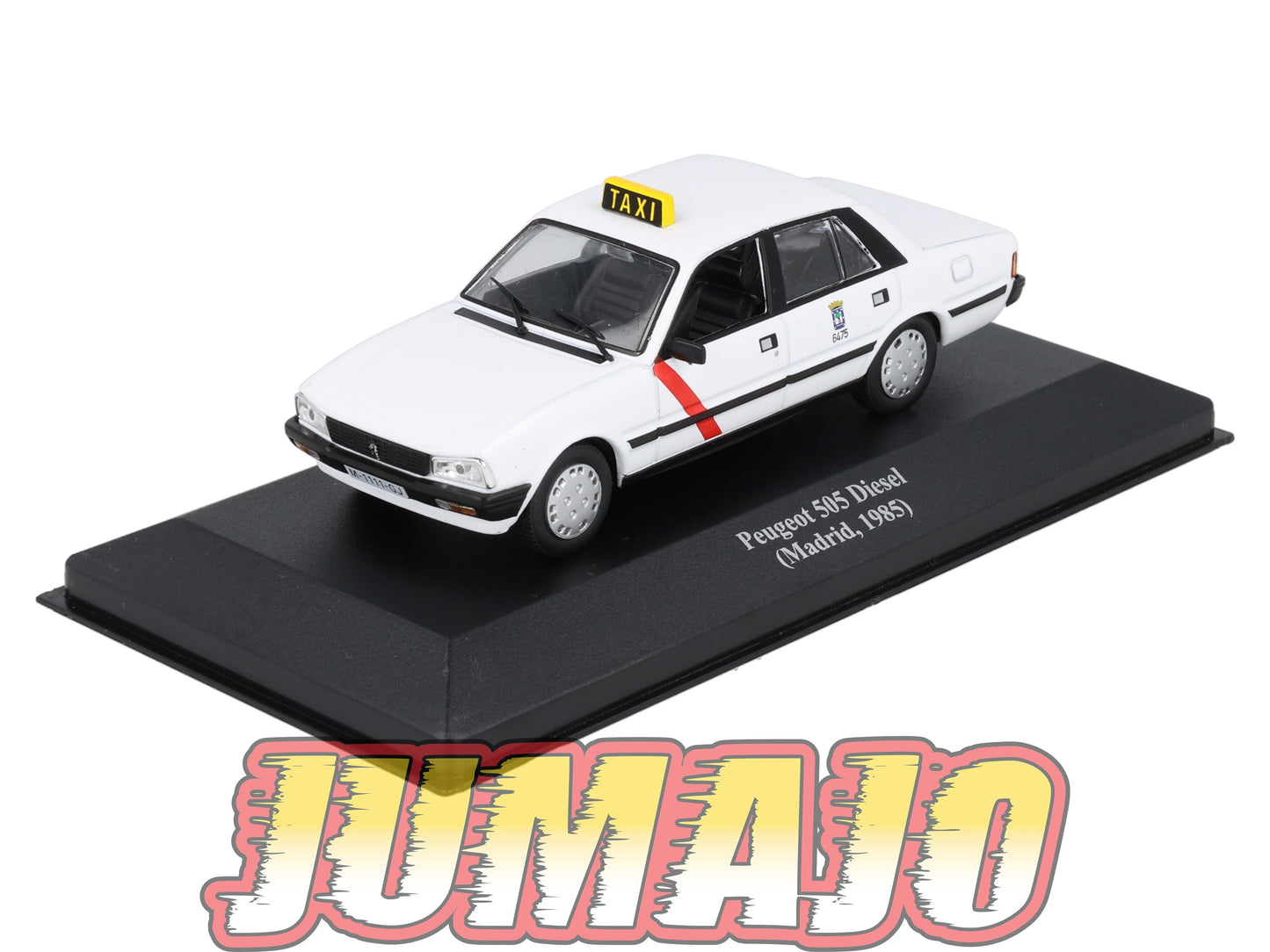 TAX53 Voiture 1/43 IXO Altaya Taxis du Monde : PEUGEOT 505 DIESEL Madrid 1985