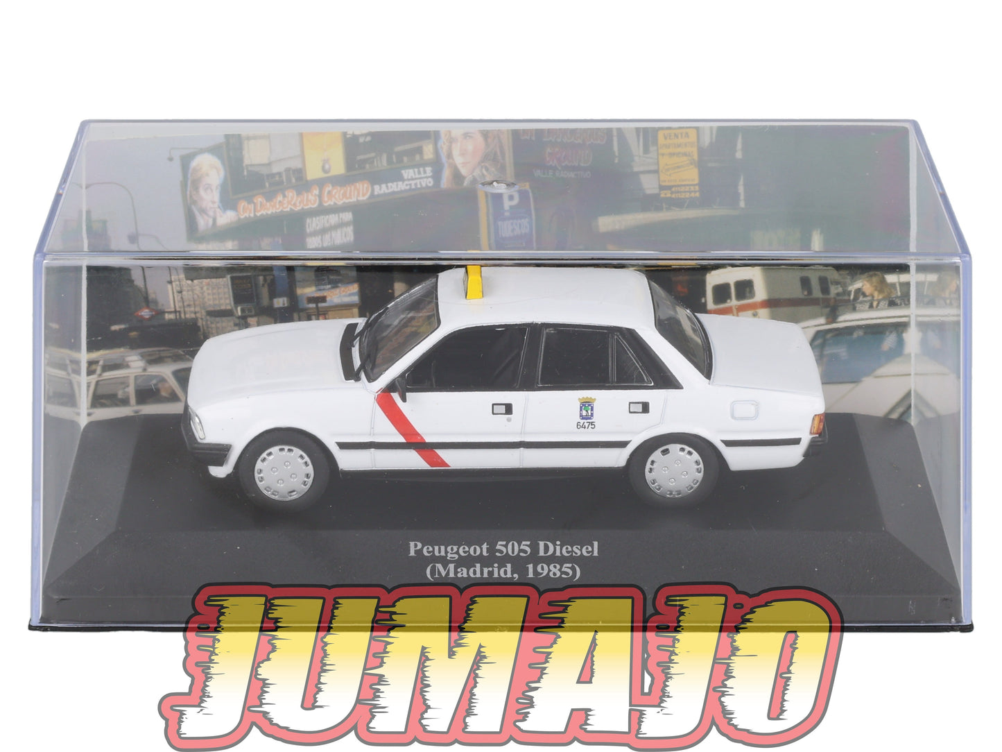 TAX53 Voiture 1/43 IXO Altaya Taxis du Monde : PEUGEOT 505 DIESEL Madrid 1985