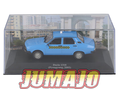 TAX54 Voiture 1/43 IXO Altaya Taxis du Monde : DACIA 1310 2002 Pyongyang