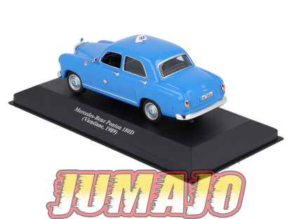 TAX56 Voiture 1/43 IXO Altaya Taxis du Monde MERCEDES-BENZ Ponton 180D 1989 Vientiane