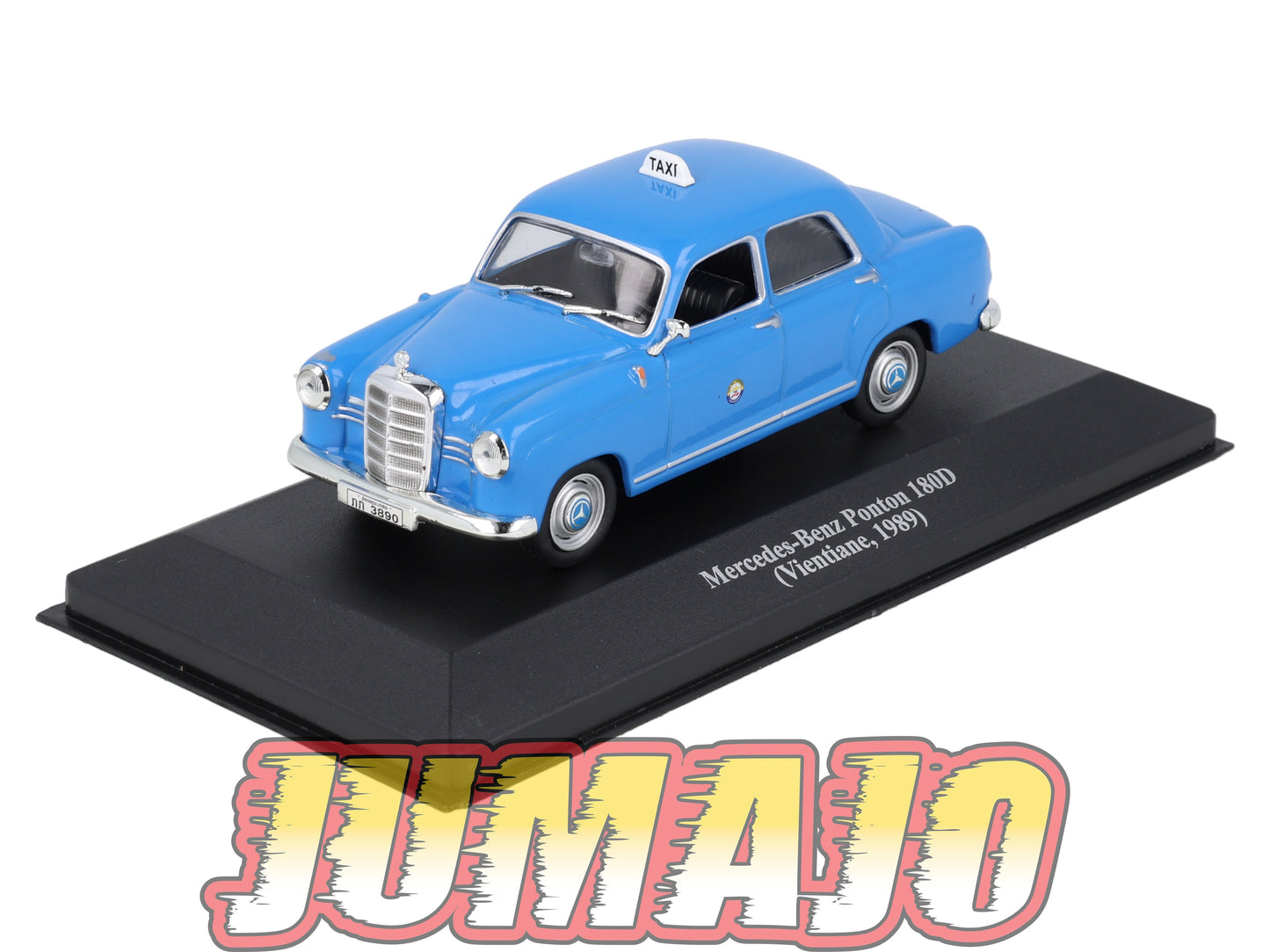 TAX56 Voiture 1/43 IXO Altaya Taxis du Monde MERCEDES-BENZ Ponton 180D 1989 Vientiane