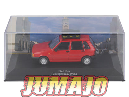 TAX59 Voiture 1/43 IXO Altaya Taxis du Monde : FIAT Uno 1995 Casablanca