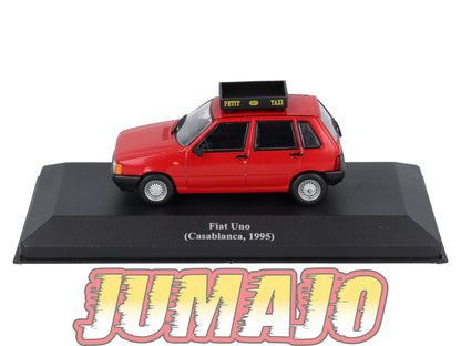 TAX59 Voiture 1/43 IXO Altaya Taxis du Monde : FIAT Uno 1995 Casablanca