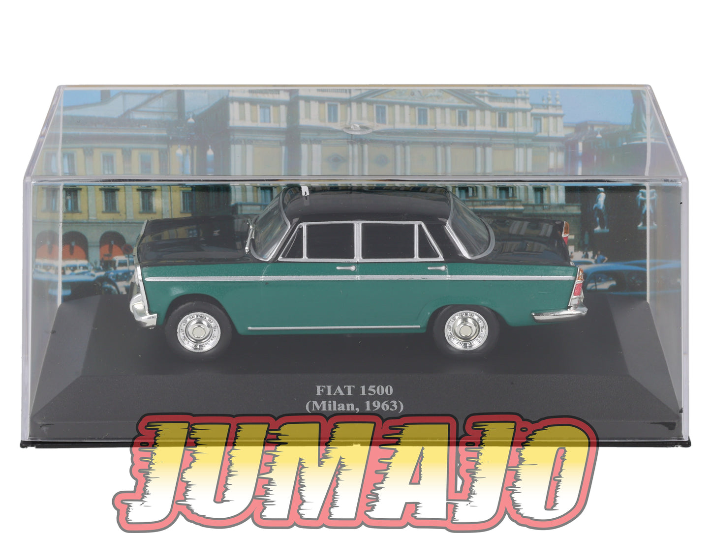 TAX60 Voiture 1/43 IXO Altaya Taxis du Monde : FIAT 1500 1963 Milan