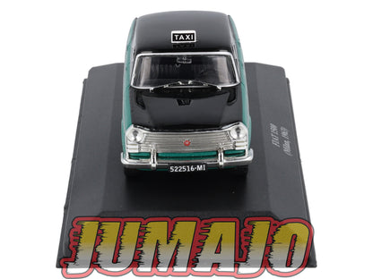 TAX60 Voiture 1/43 IXO Altaya Taxis du Monde : FIAT 1500 1963 Milan