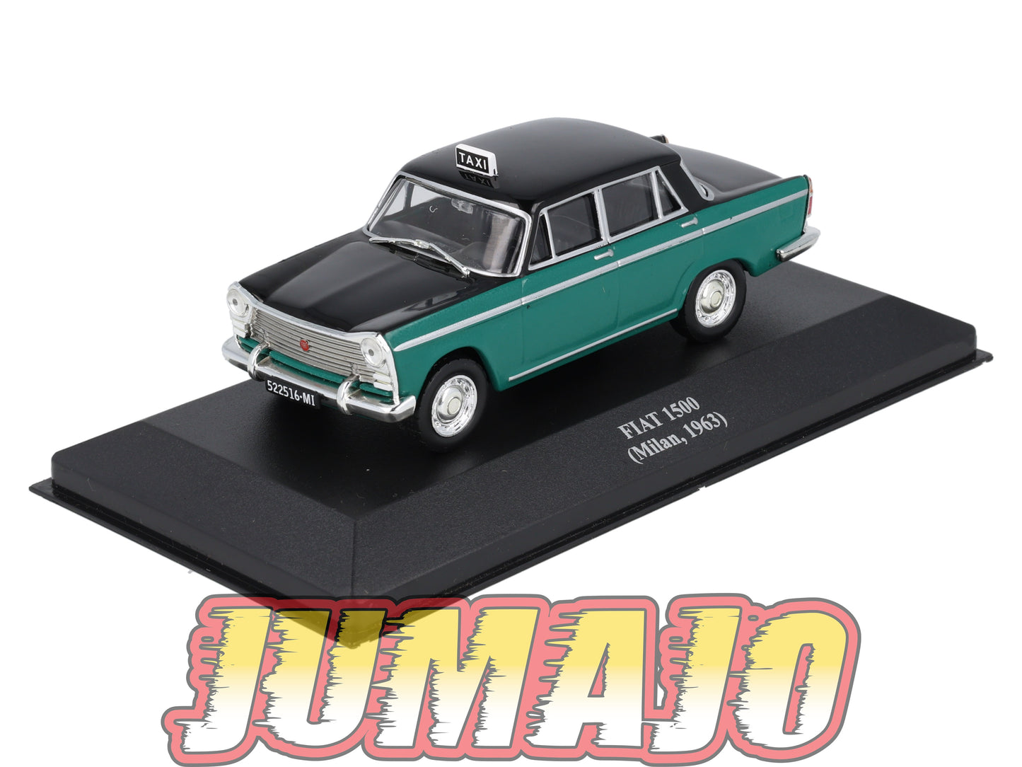 TAX60 Voiture 1/43 IXO Altaya Taxis du Monde : FIAT 1500 1963 Milan