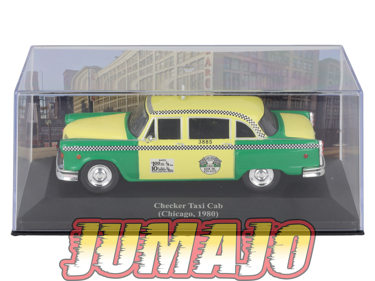 TAX9 Voiture 1/43 IXO Altaya Taxis du Monde : CHECKER Taxi Cab 1980 Chicago