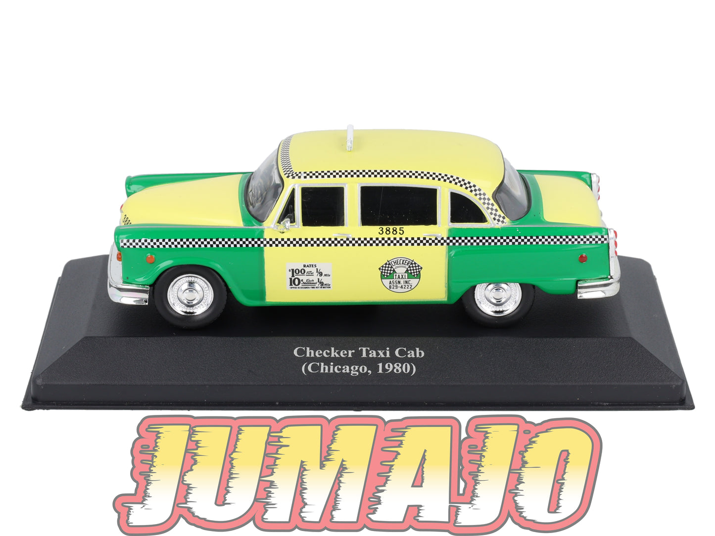 TAX9 Voiture 1/43 IXO Altaya Taxis du Monde : CHECKER Taxi Cab 1980 Chicago