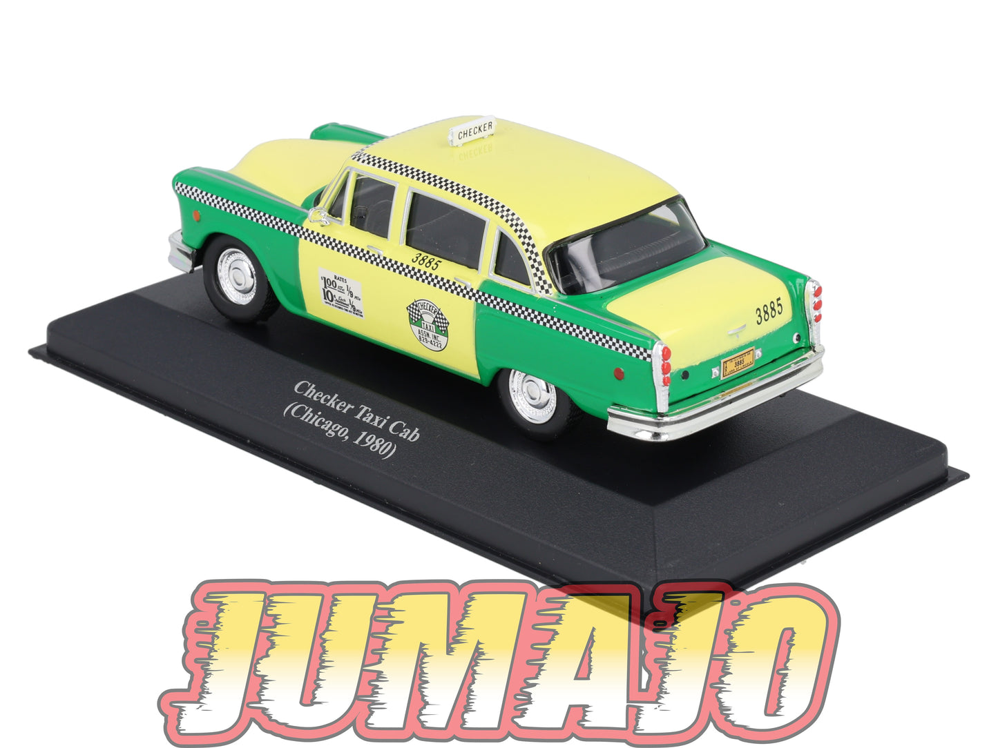 TAX9 Voiture 1/43 IXO Altaya Taxis du Monde : CHECKER Taxi Cab 1980 Chicago