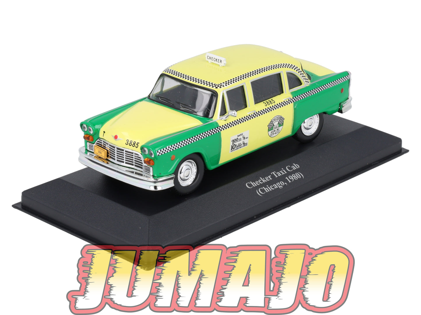 TAX9 Voiture 1/43 IXO Altaya Taxis du Monde : CHECKER Taxi Cab 1980 Chicago