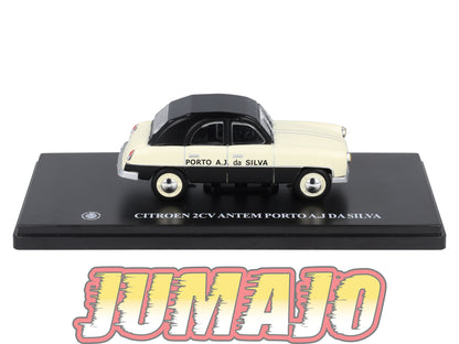 TDF14 Voiture Tour De France 1/43 HACHETTE : CITROEN 2CV Antem Porto A.J Da Silva