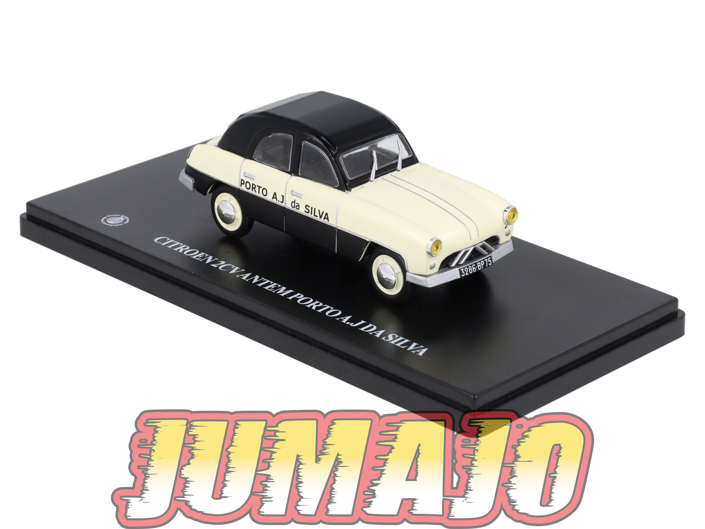TDF14 Voiture Tour De France 1/43 HACHETTE : CITROEN 2CV Antem Porto A.J Da Silva