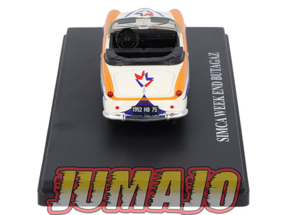 TDF18 Voiture Tour De France 1/43 HACHETTE : SIMCA Week end Butagaz