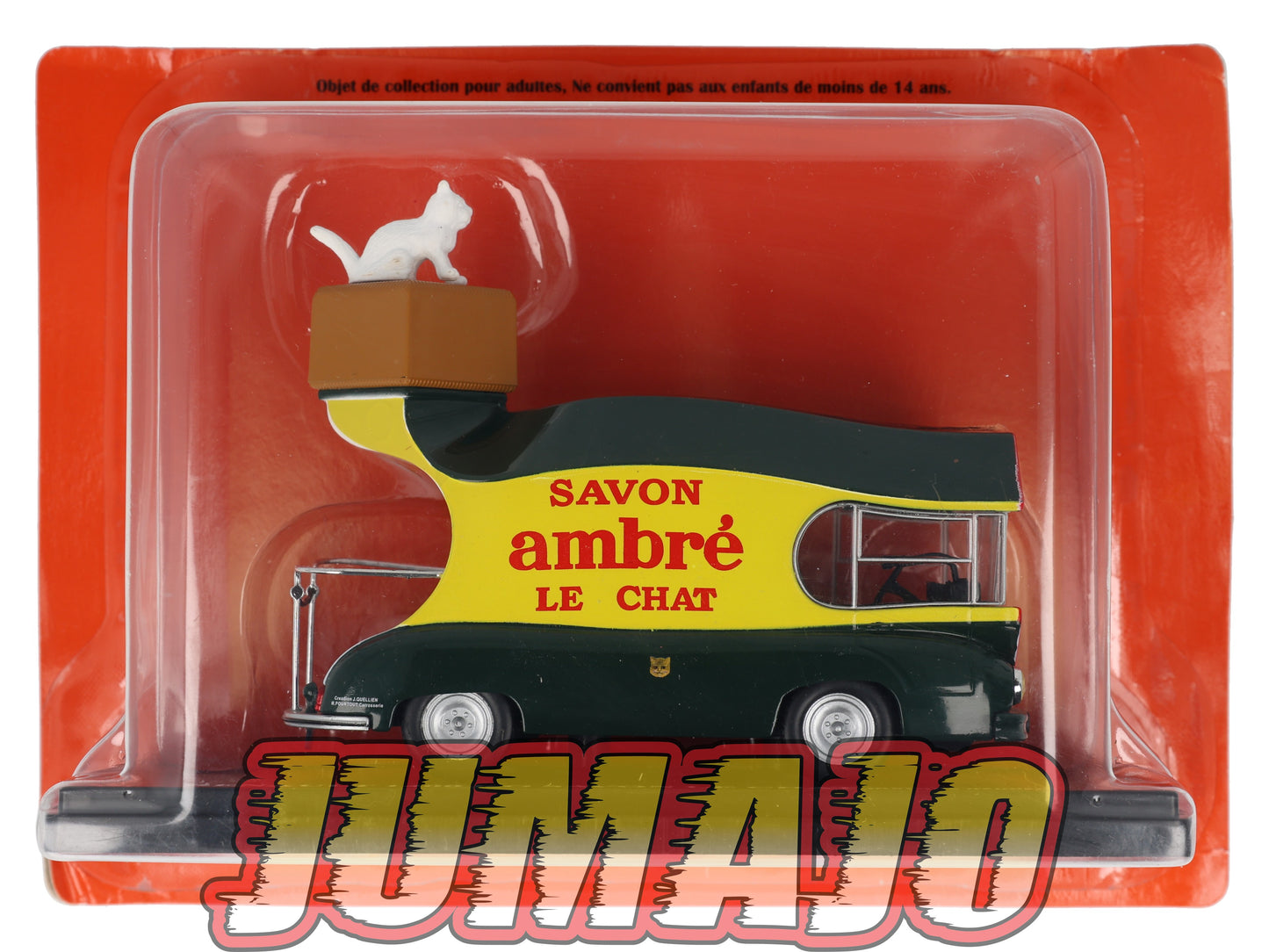 TDF20 Voiture Tour De France 1/43 HACHETTE : RENAULT 1400 Kg Savon le chat