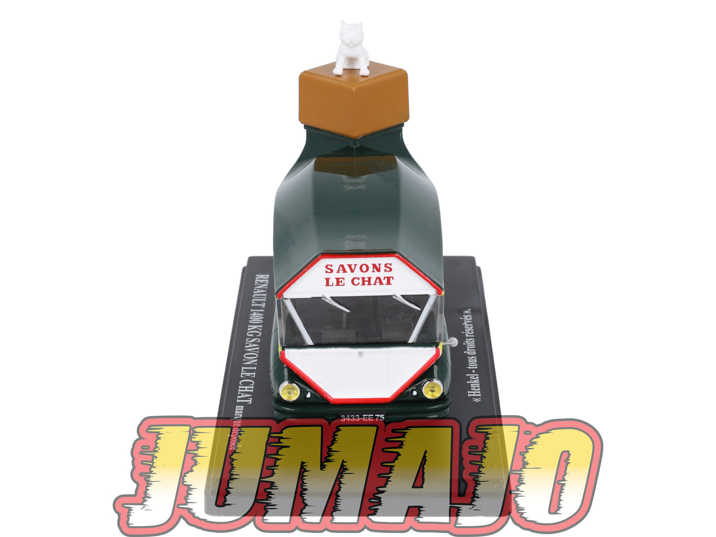 TDF20 Voiture Tour De France 1/43 HACHETTE : RENAULT 1400 Kg Savon le chat