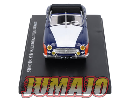TDF22 Voiture Tour De France 1/43 HACHETTE RENAULT Fregate Chapron Kleber Colombes