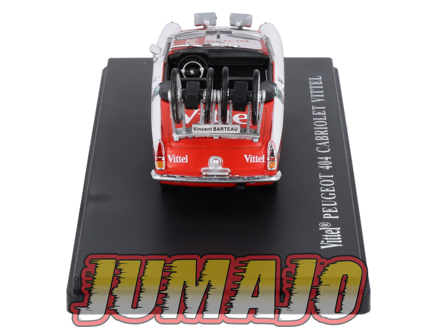 TDF25 Voiture Tour De France 1/43 HACHETTE : PEUGEOT 404 Cabriolet Vittel