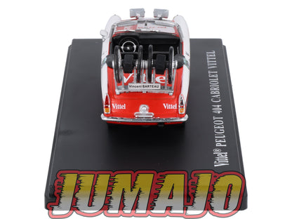 TDF25 Voiture Tour De France 1/43 HACHETTE : PEUGEOT 404 Cabriolet Vittel