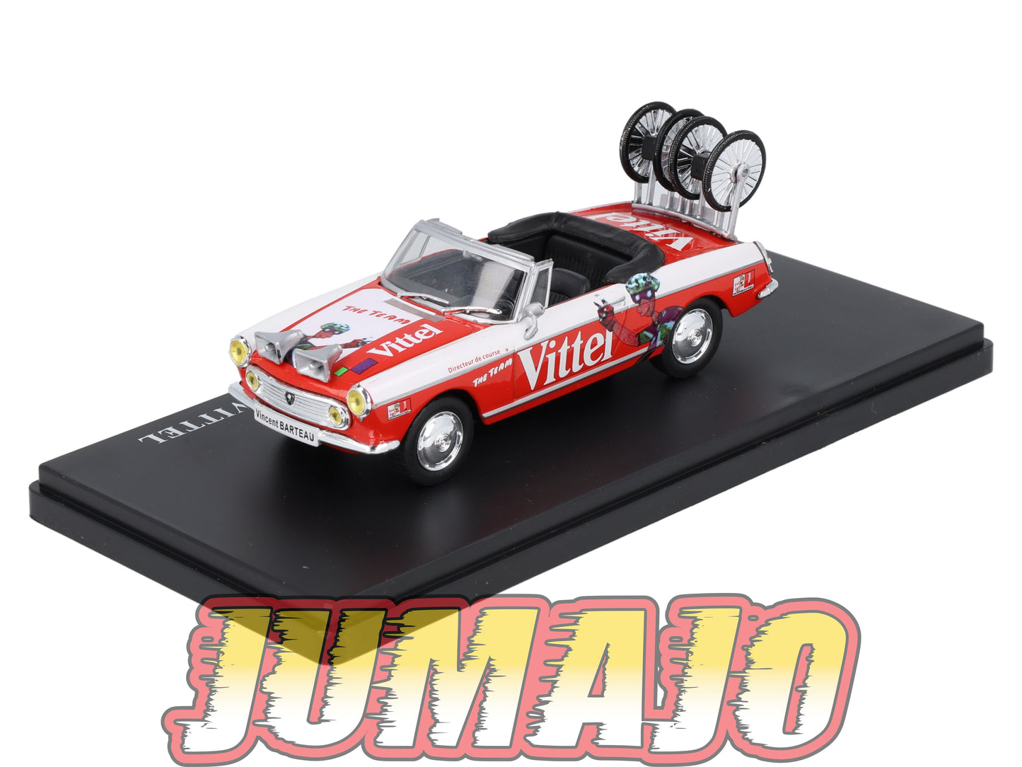 TDF25 Voiture Tour De France 1/43 HACHETTE : PEUGEOT 404 Cabriolet Vittel