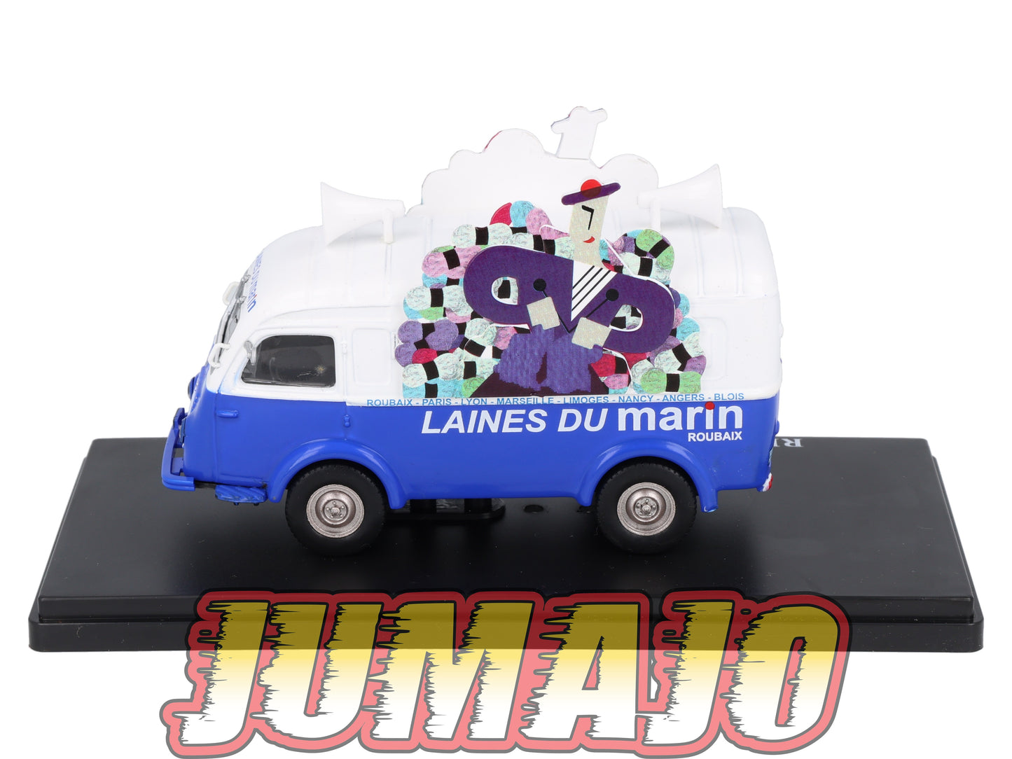 TDF31 Voiture Tour De France 1/43 HACHETTE : RENAULT 1000 Kg Laine du marin