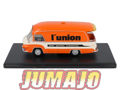 TDF32 Voiture Tour De France 1/43 HACHETTE : RENAULT Galion Journal l'union