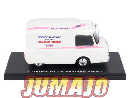TDF40 Voiture Tour De France 1/43 HACHETTE : CITROEN HY Le Bastard ASPRO