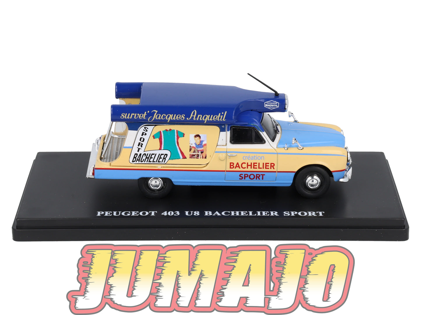 TDF41 Voiture Tour De France 1/43 HACHETTE PEUGEOT 403 U8 Bachelier Sport
