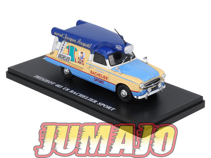 TDF41 Voiture Tour De France 1/43 HACHETTE PEUGEOT 403 U8 Bachelier Sport