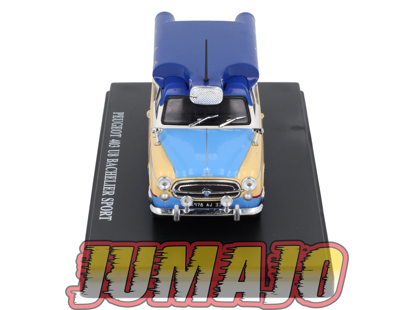 TDF41 Voiture Tour De France 1/43 HACHETTE PEUGEOT 403 U8 Bachelier Sport