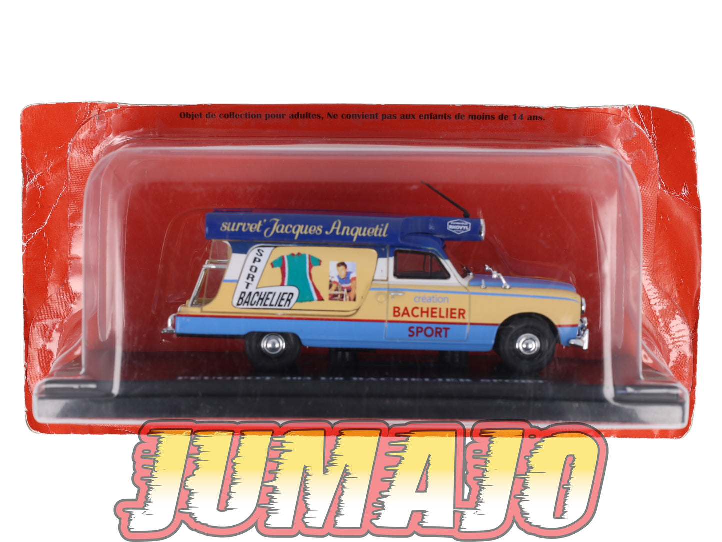 TDF41 Voiture Tour De France 1/43 HACHETTE PEUGEOT 403 U8 Bachelier Sport