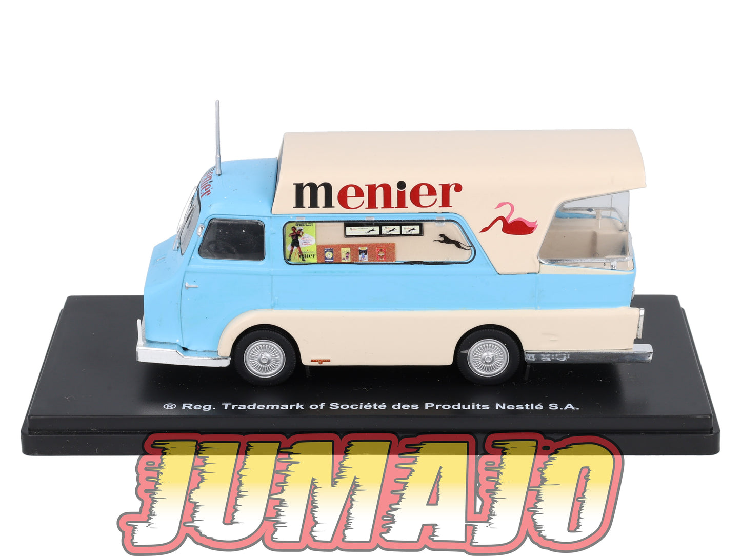 TDF44 voiture Tour De France 1/43 Hachettes : Peugeot D4A "Meunier" Chocolat
