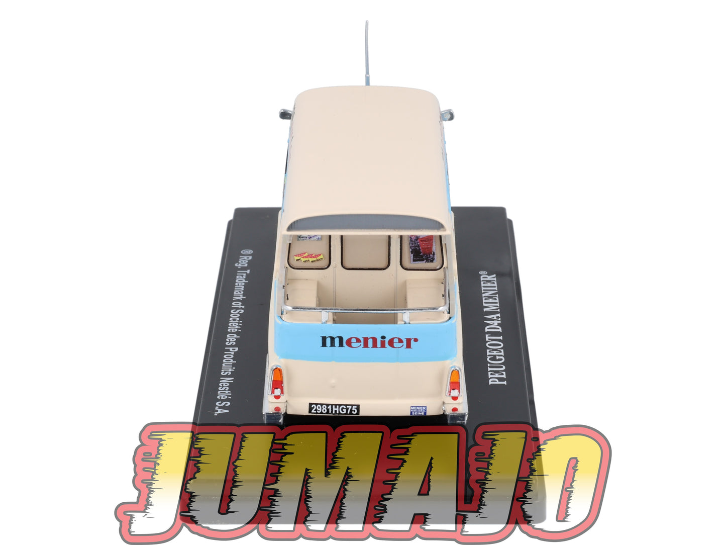 TDF44 voiture Tour De France 1/43 Hachettes : Peugeot D4A "Meunier" Chocolat
