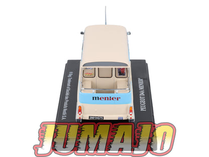 TDF44 voiture Tour De France 1/43 Hachettes : Peugeot D4A "Meunier" Chocolat